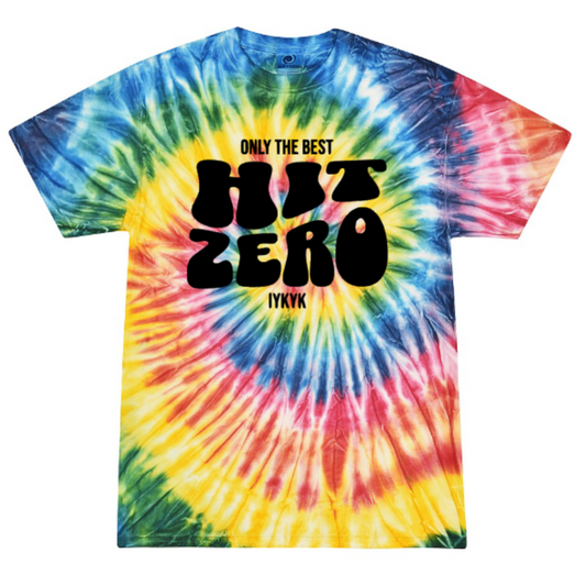 Only the Best Hit Zero IYKYK Tie Dye Short Sleeve Shirt