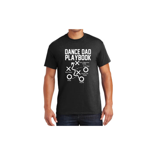 Dance Dad Playbook Black Short Sleeve Shirt