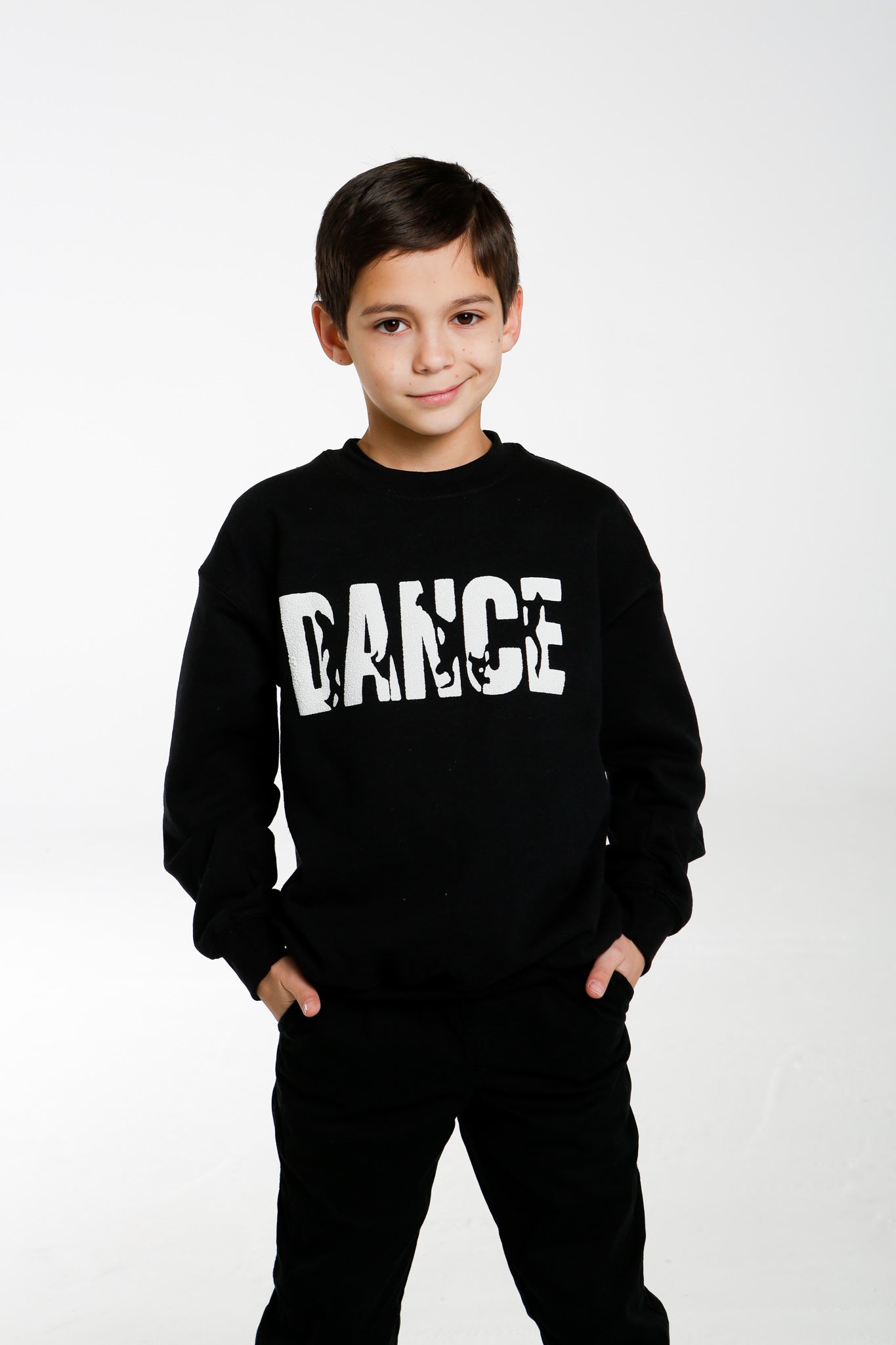 Male Dancer Black Crewneck