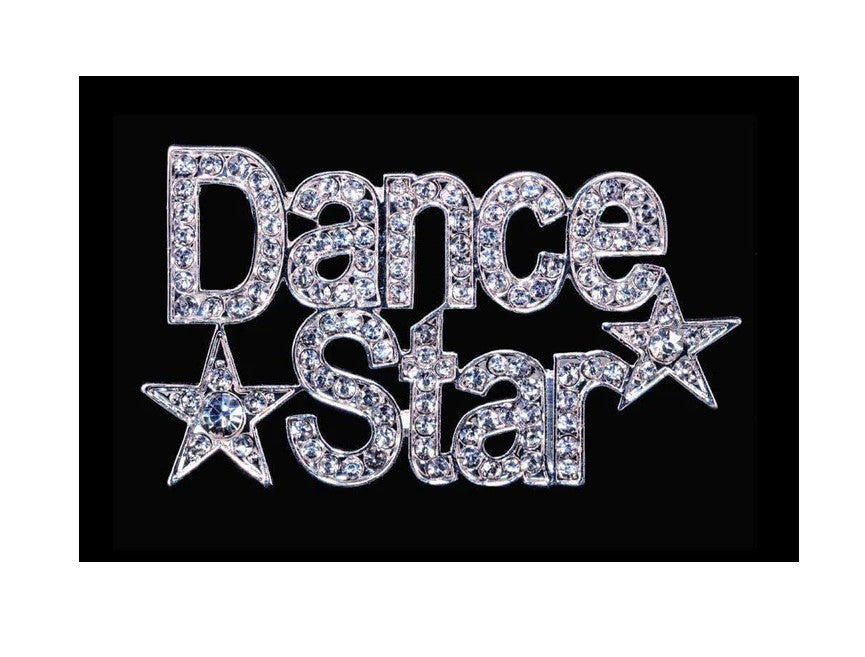 Rhinestone Dance Star Pin