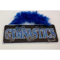 Groovy Signs Gymnastic Words - Blue