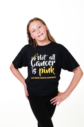 Not All Cancer is Pink Black Shirt