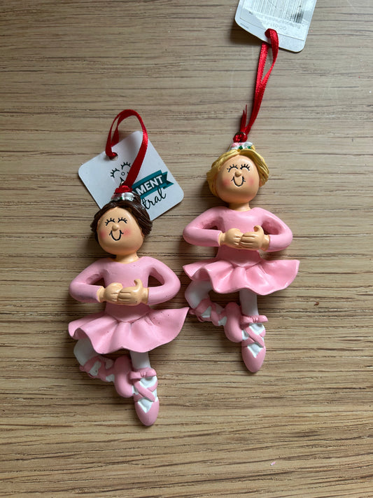 Ballerina Resin Ornament - Old Style