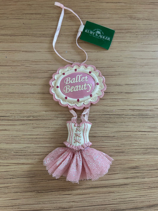 Kurt Adler "Ballet Beauty" Resin Ornament