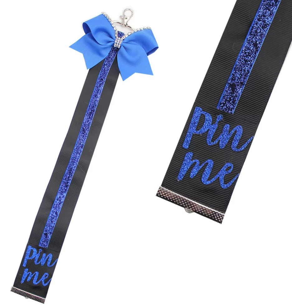 Pin Me Ribbon Backpack Keychain
