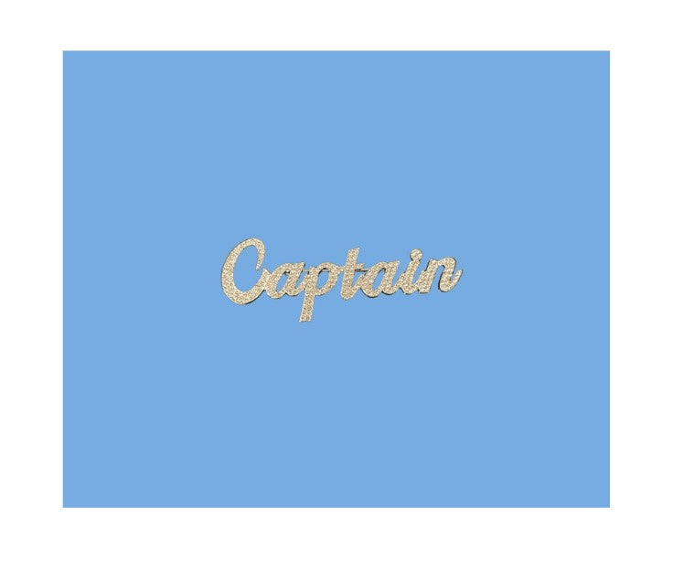 Rhinestone Captain Pin