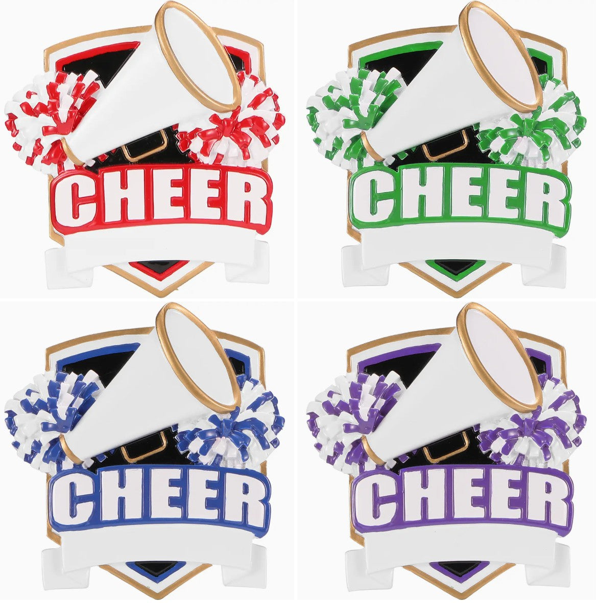 Cheer Megaphone Ornaments