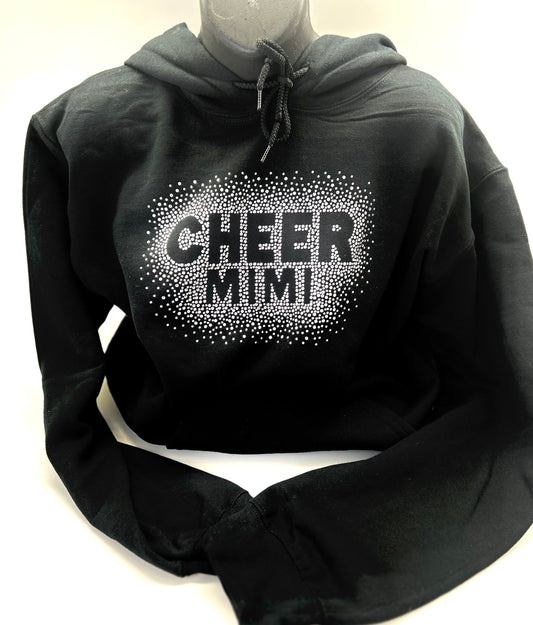 Rhinestone Cheer Mimi Hooded Sweatshirt