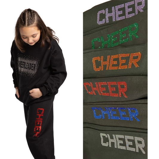 Rhinestone CHEER Word Sweeatpants