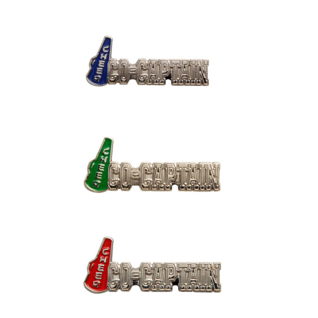 Co-captain Label Pins