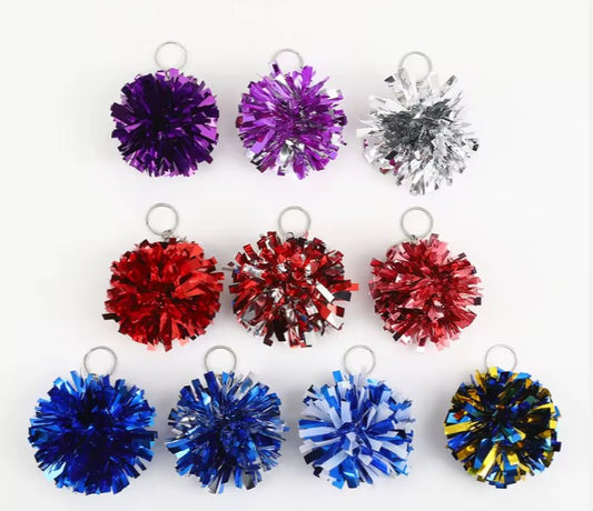 Cheerleading Pompoms Key Chain