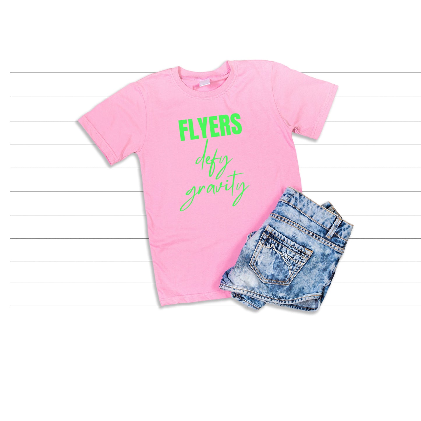 Flyers Defy Gravity Pink Short Sleeve Shirt