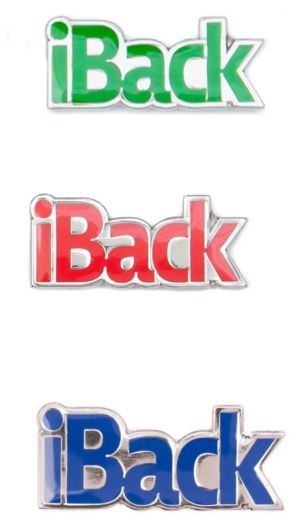 "I Back" Lapel Pins