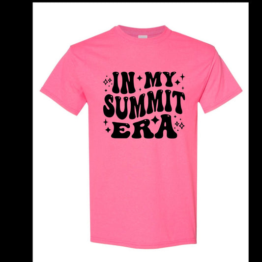 "In My Summit Era" Pink Short Sleeve Shirt