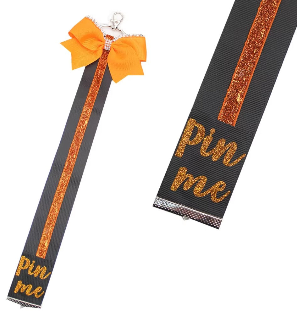 Pin Me Ribbon Backpack Keychain – IdanceUcheer