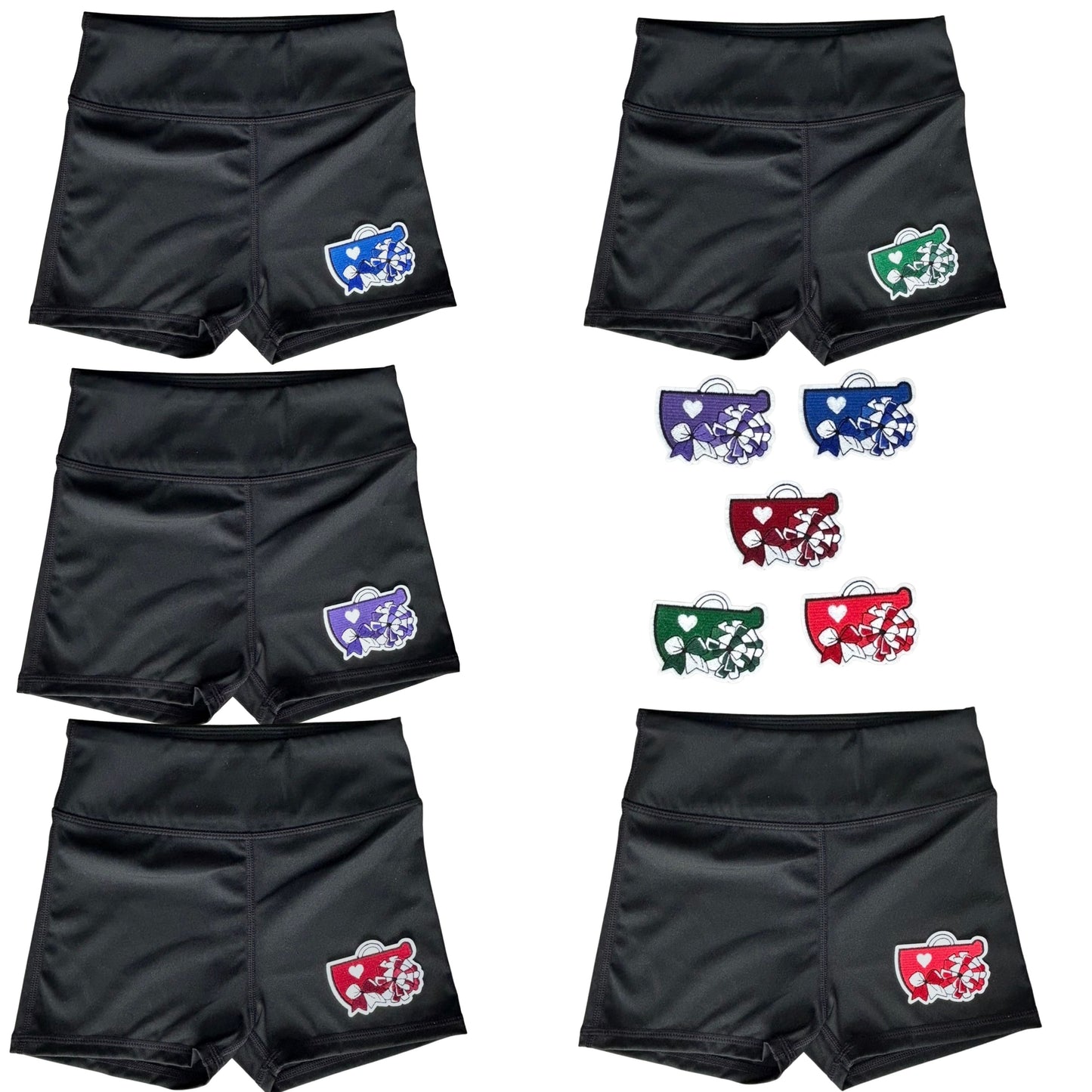 Megaphone Black Shorts