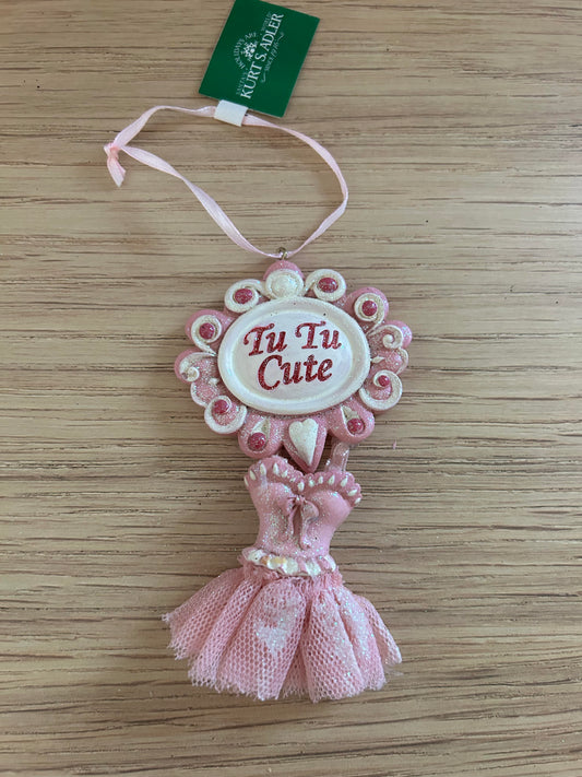 Kurt Adler "Tutu Cute" Ballet Dress Ornament