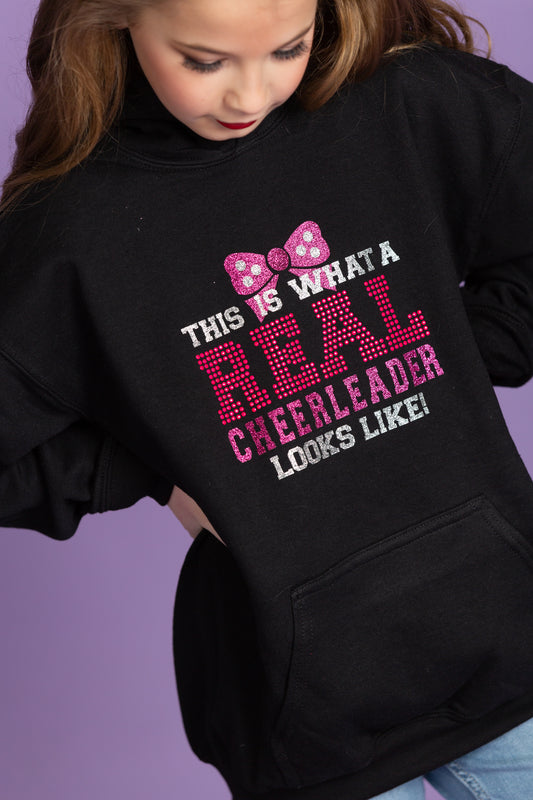 This is What a Real Cheerleader Looks Like Hoodie Sweatshirt