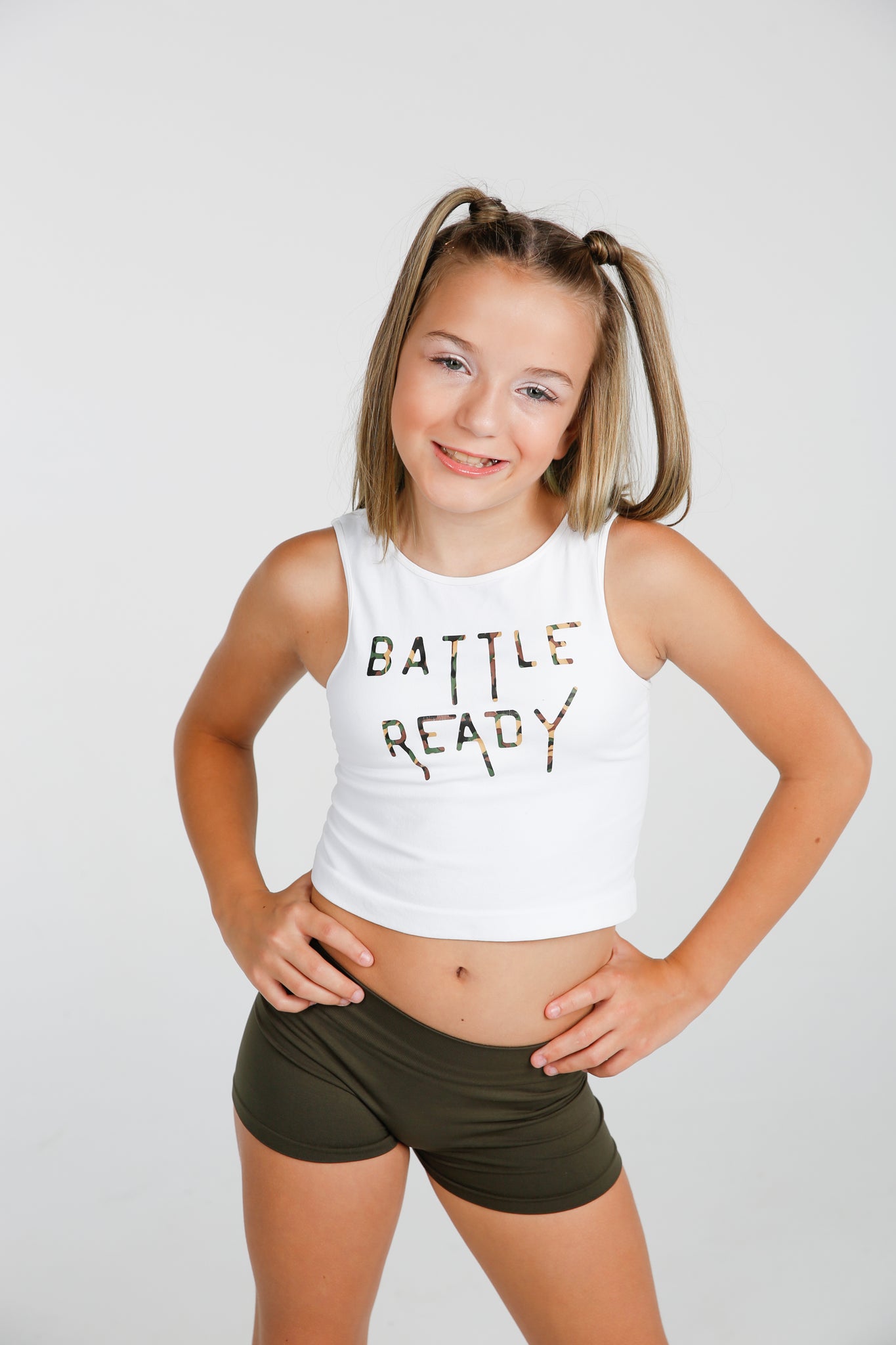 Battle Ready Cropped Tank Top