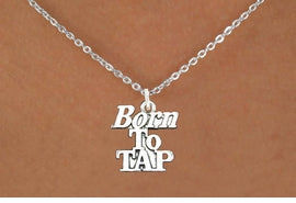 born to tap necklace