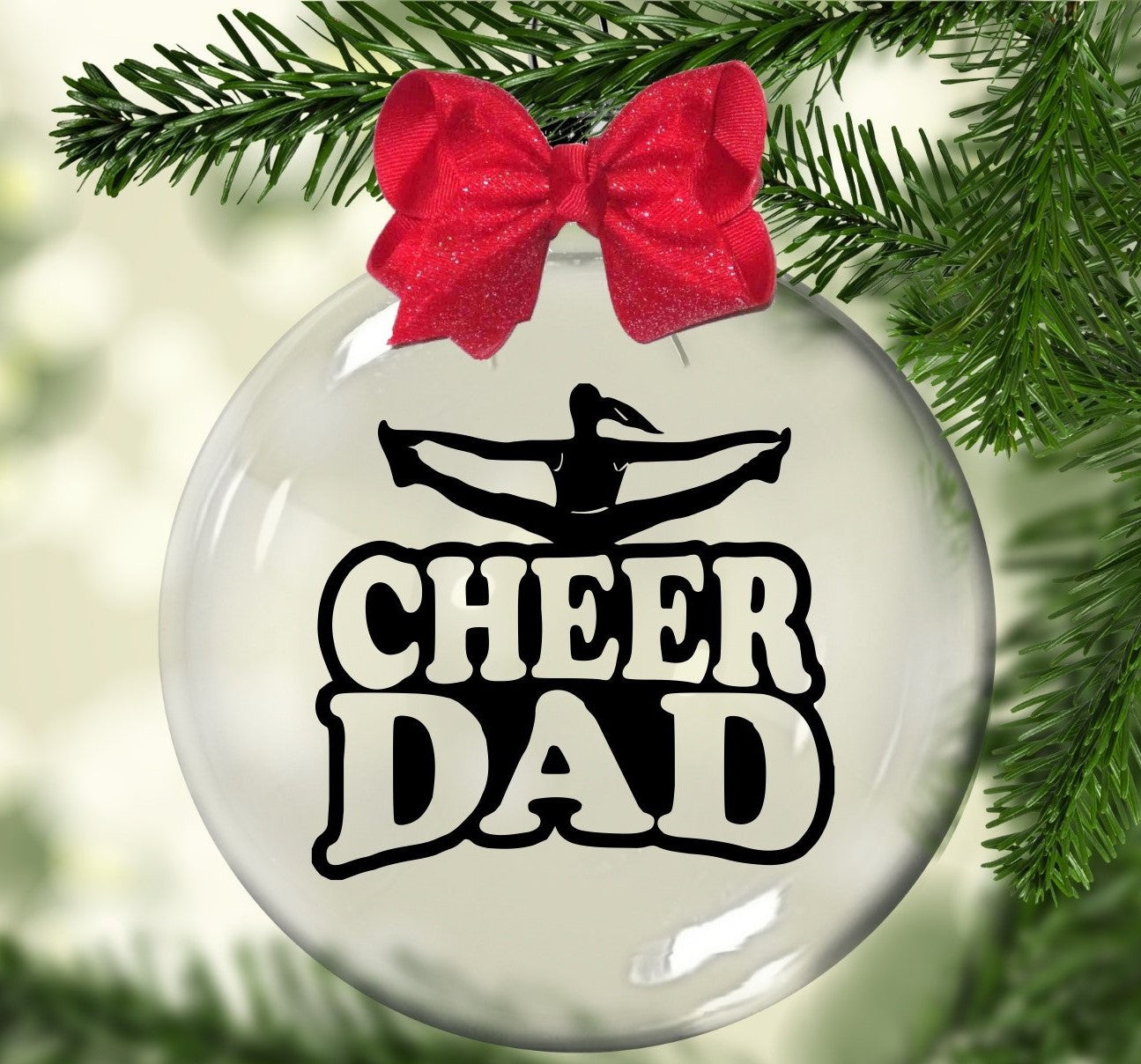 Cheer Dad Floating Ornament