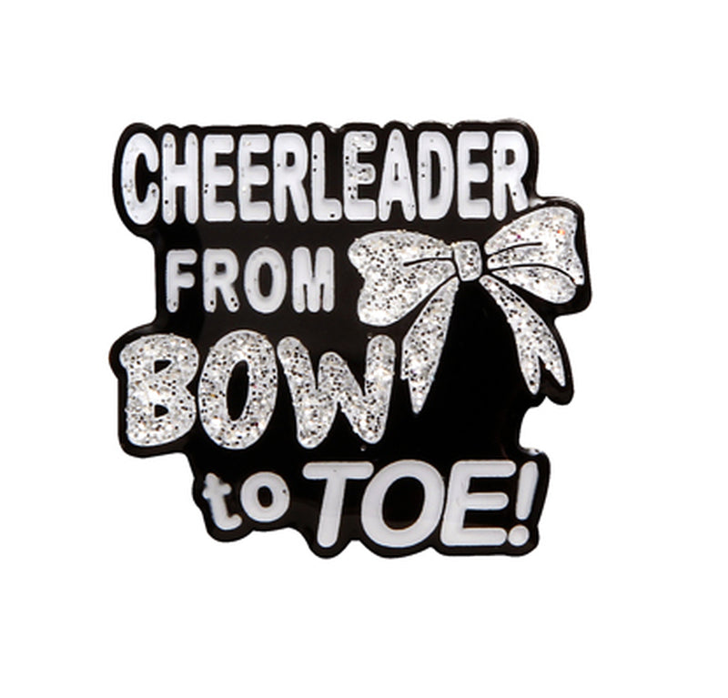 Cheerleader from Bow to Toe Lapel Pin